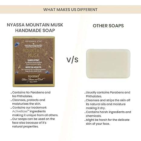 Nyassa Mountain Musk Natural Bathing Handmade Soap - PUSHMYCART