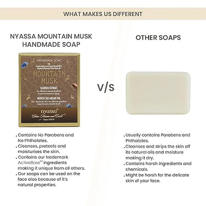 Nyassa Mountain Musk Natural Bathing Handmade Soap - PUSHMYCART