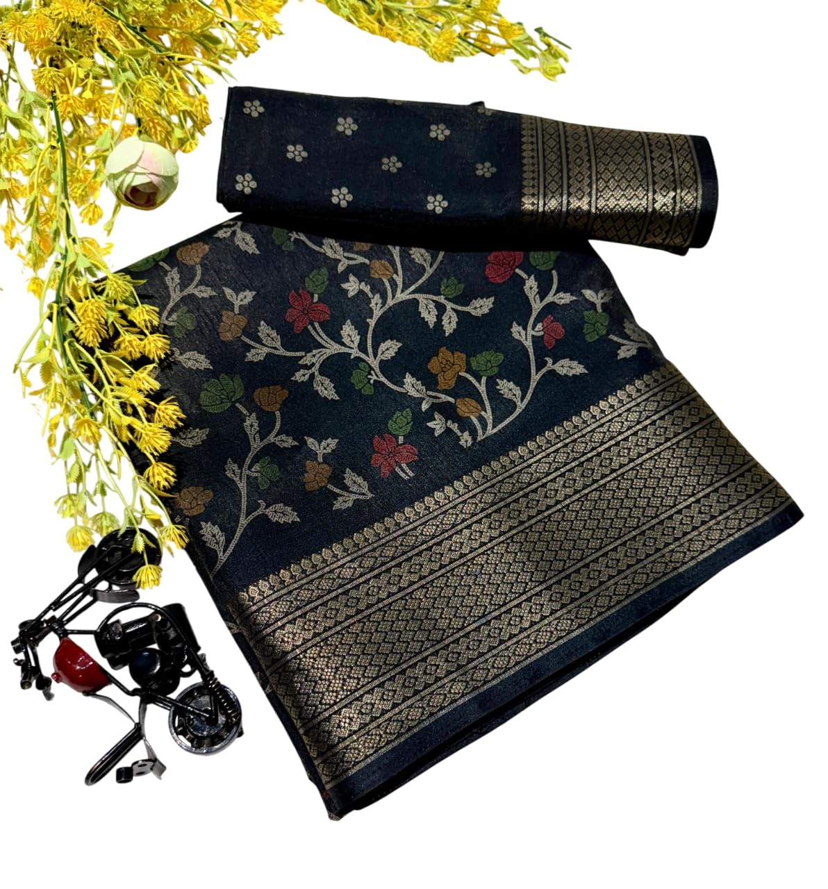 Vasthrlay Classic Ethnic Kalamkari Saree for festive ethnic occasions