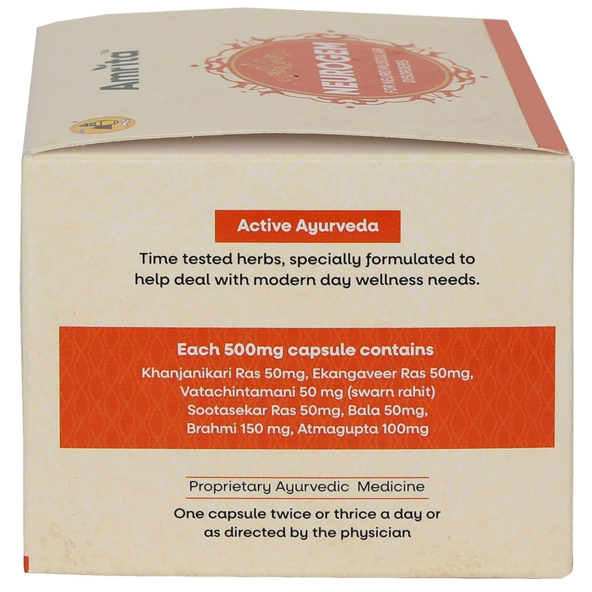 Amrita Neurogem 100 Capsules