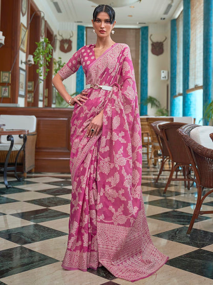 Vasthrlay Pink Ethnic Wear with elegant ethnic styling