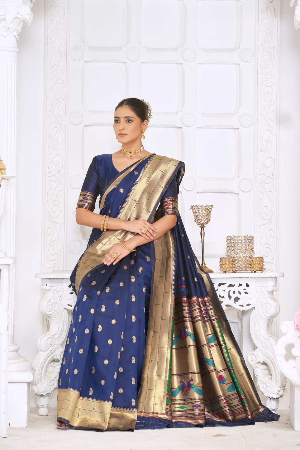 Vasthrlay Classic Traditional Saree for wedding and party wear styling