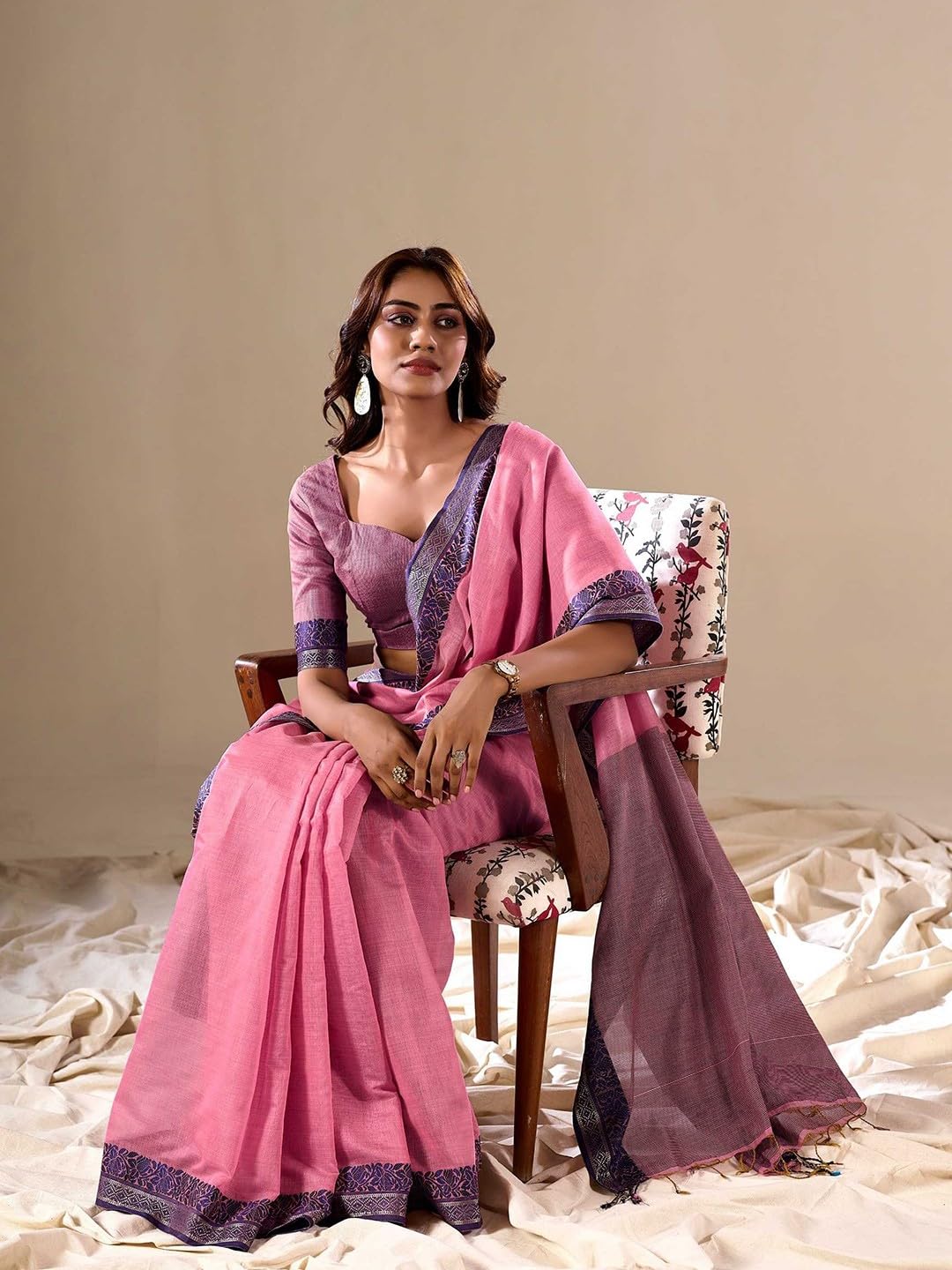 Vasthrlay Classic Traditional Saree for wedding and party wear styling