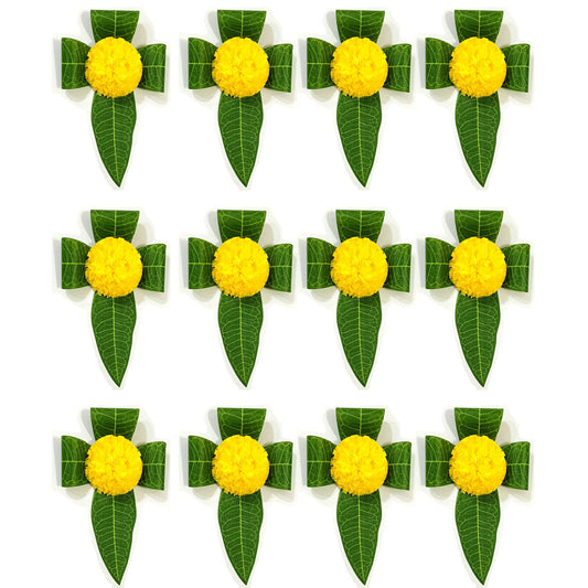 S2S Stylish Artificial Mango Leaves & Flowers Decoration at Home