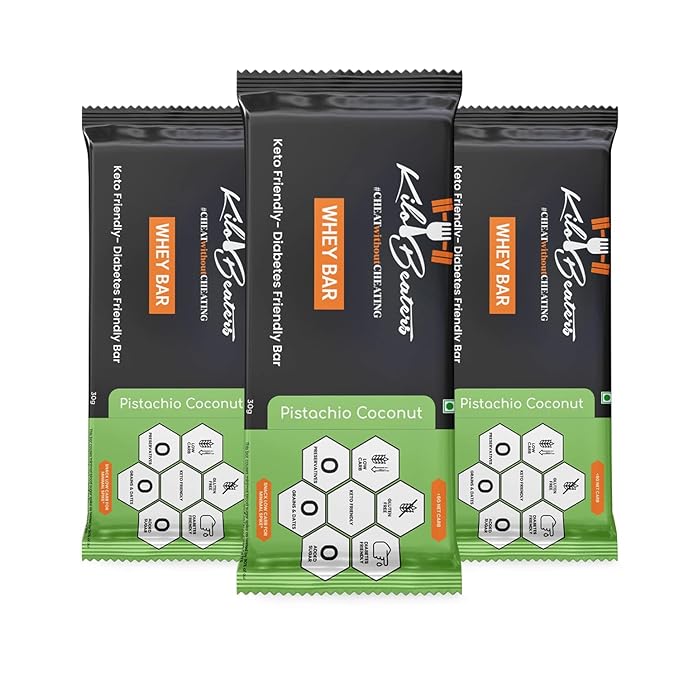 Kilobeaters Pistachio | Coconut Protein Whey Bars