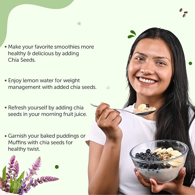 Neuherbs Raw Unroasted Chia Seeds 