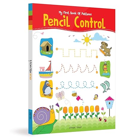 My First Book of Patterns Pencil Control: Patterns Practice book for kids - PUSHMYCART
