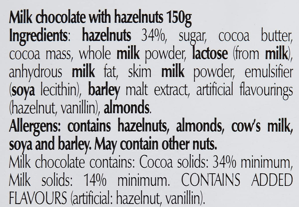 Lindt Grand Milk Chocolate Hazel Nut