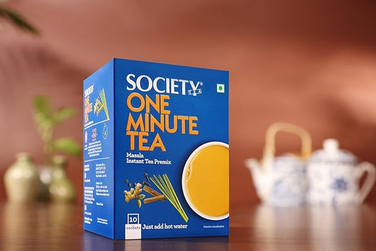Society One Minute Tea Premix- Masala Flavour (10 Sachets) - PUSHMYCART