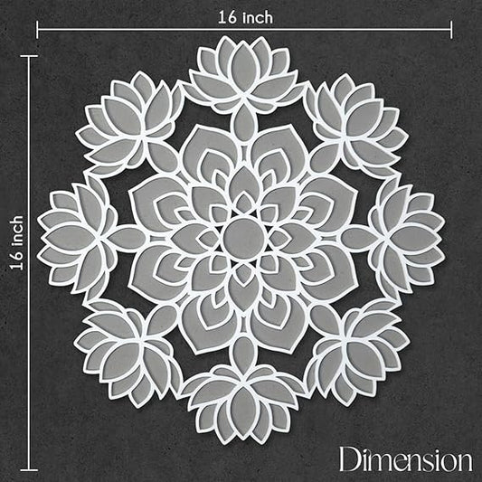 Island Rangoli Nity Design | Crochet Series, Rangoli Mat