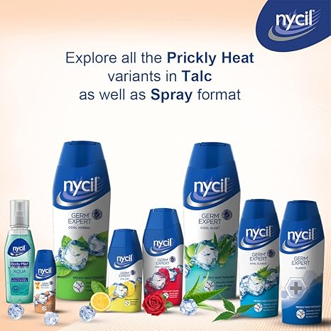 Nycil Cool Sandal Prickly Heat Talcum Powder - PUSHMYCART