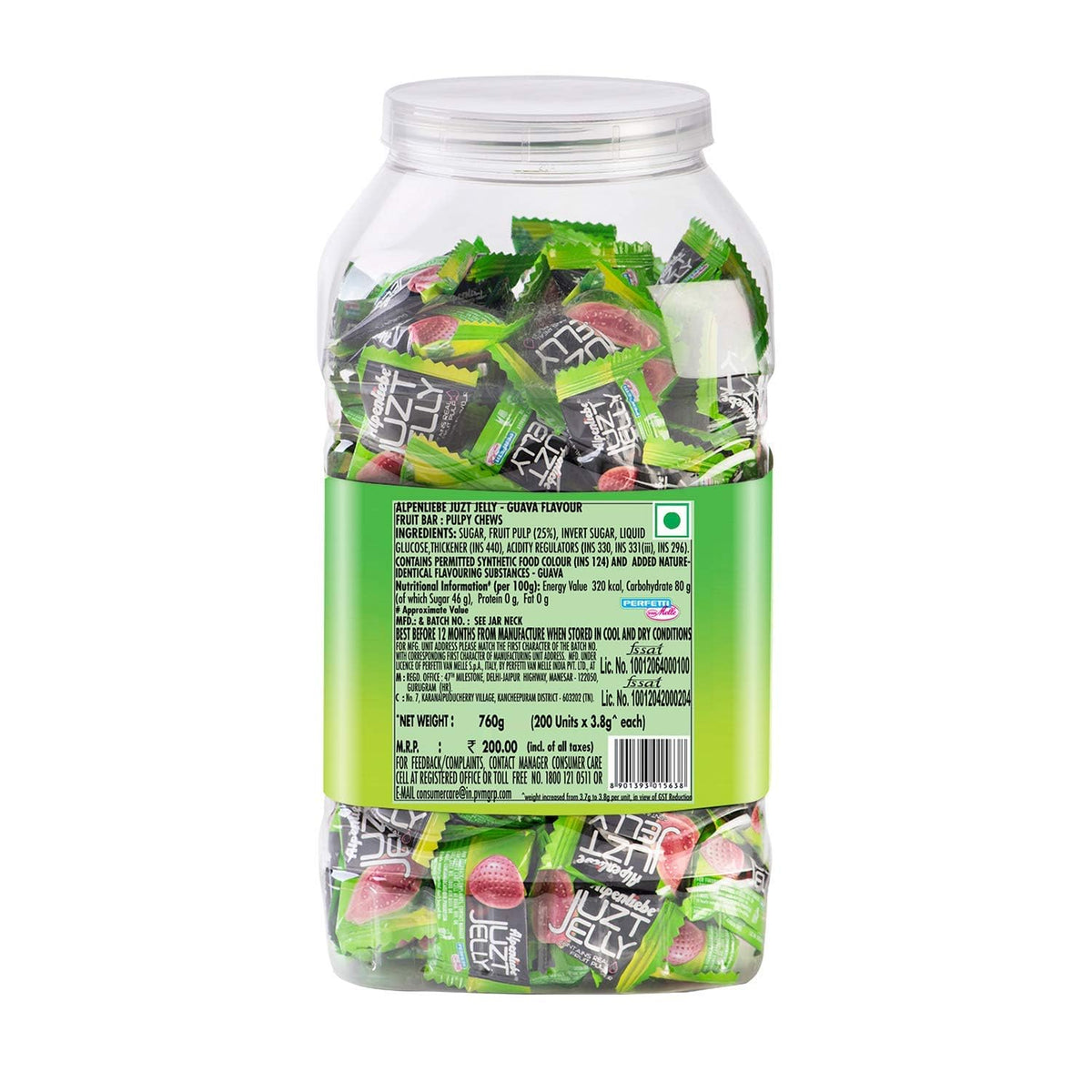 Alpenliebe Just Jelly Candy Jar