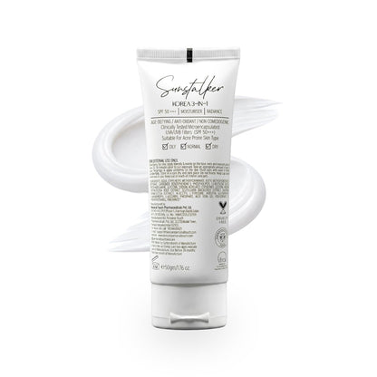 Sunstalker 3-in-1 Sunscreen SPF 50+++ (Moisturizer + Serum)