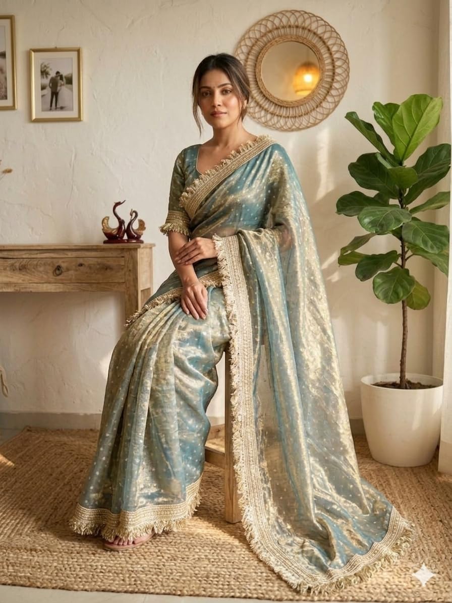 Vasthrlay Ethnic Classic Saree with decorative border design