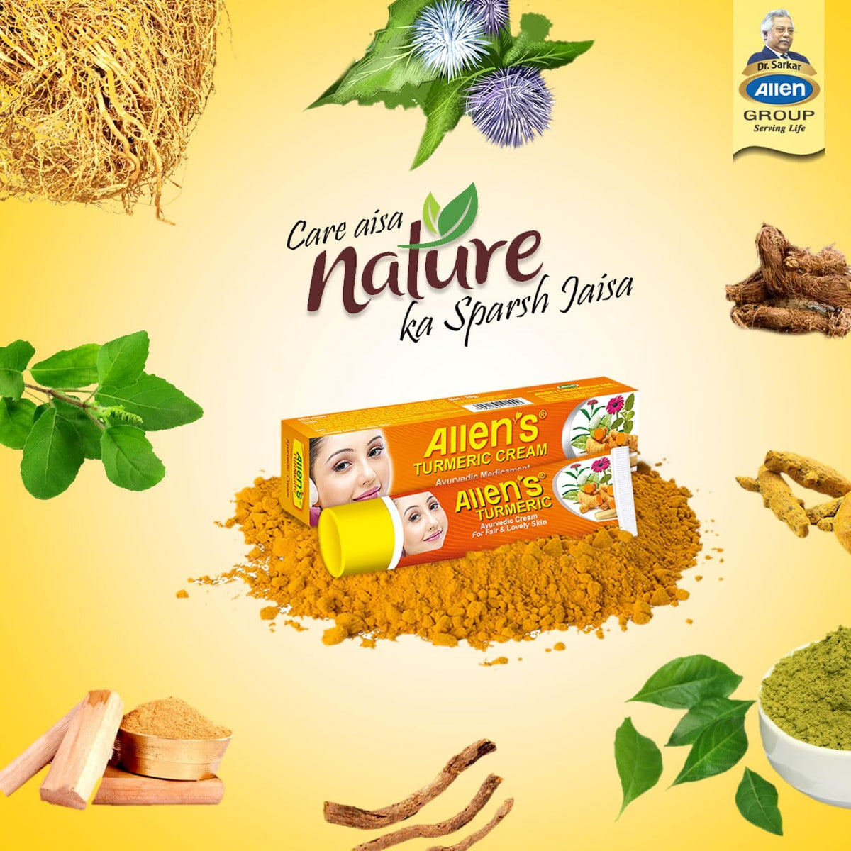 Allen's Turmeric Cream 20g Pack of 3