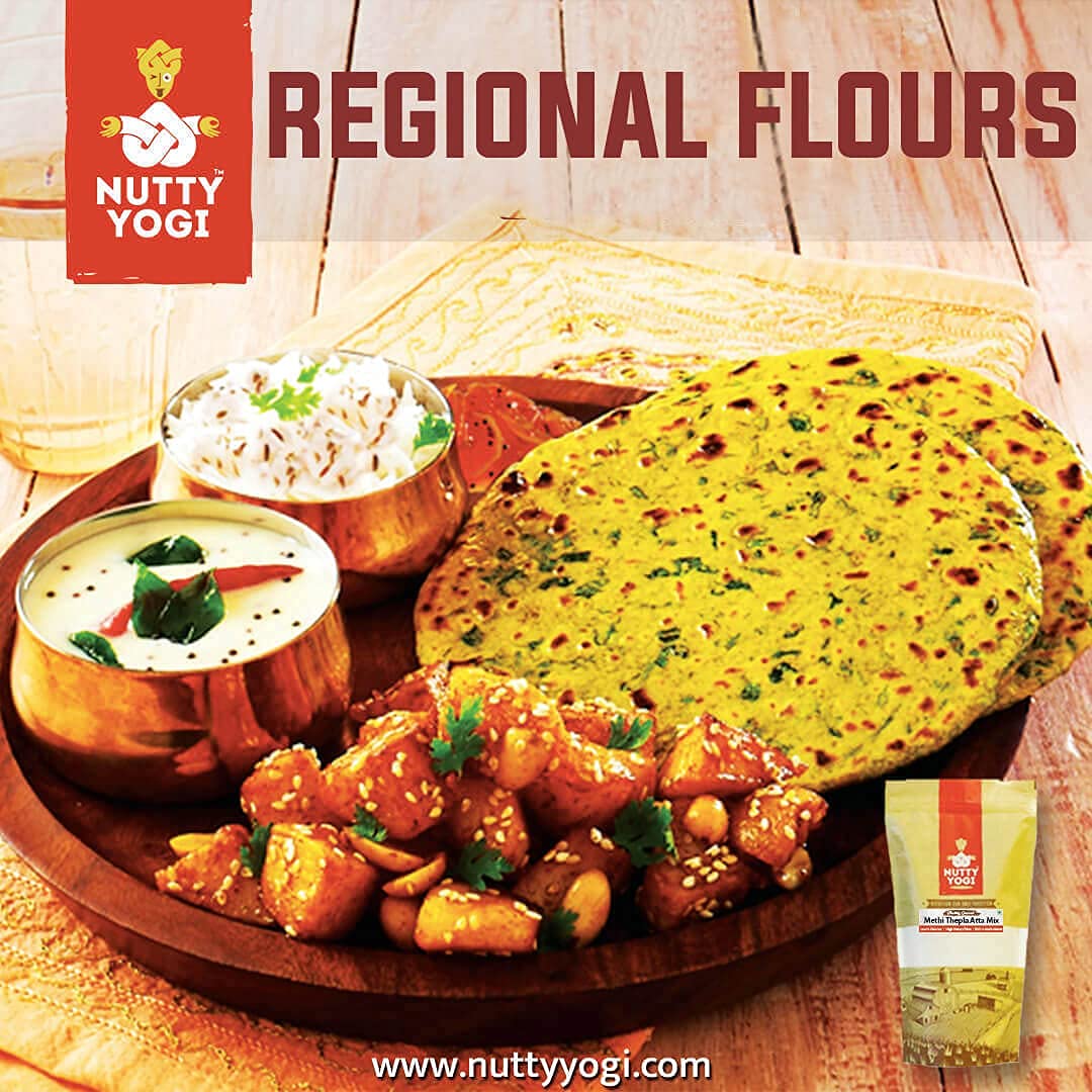 Nutty Yogi Organic Maize Flour Makki Atta