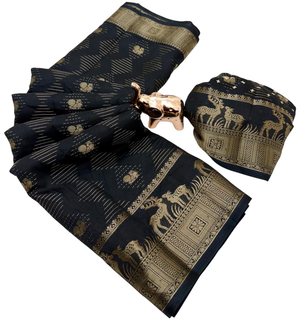 Vasthrlay Classic Kanjivaram Weaving Saree for festive ethnic occasions