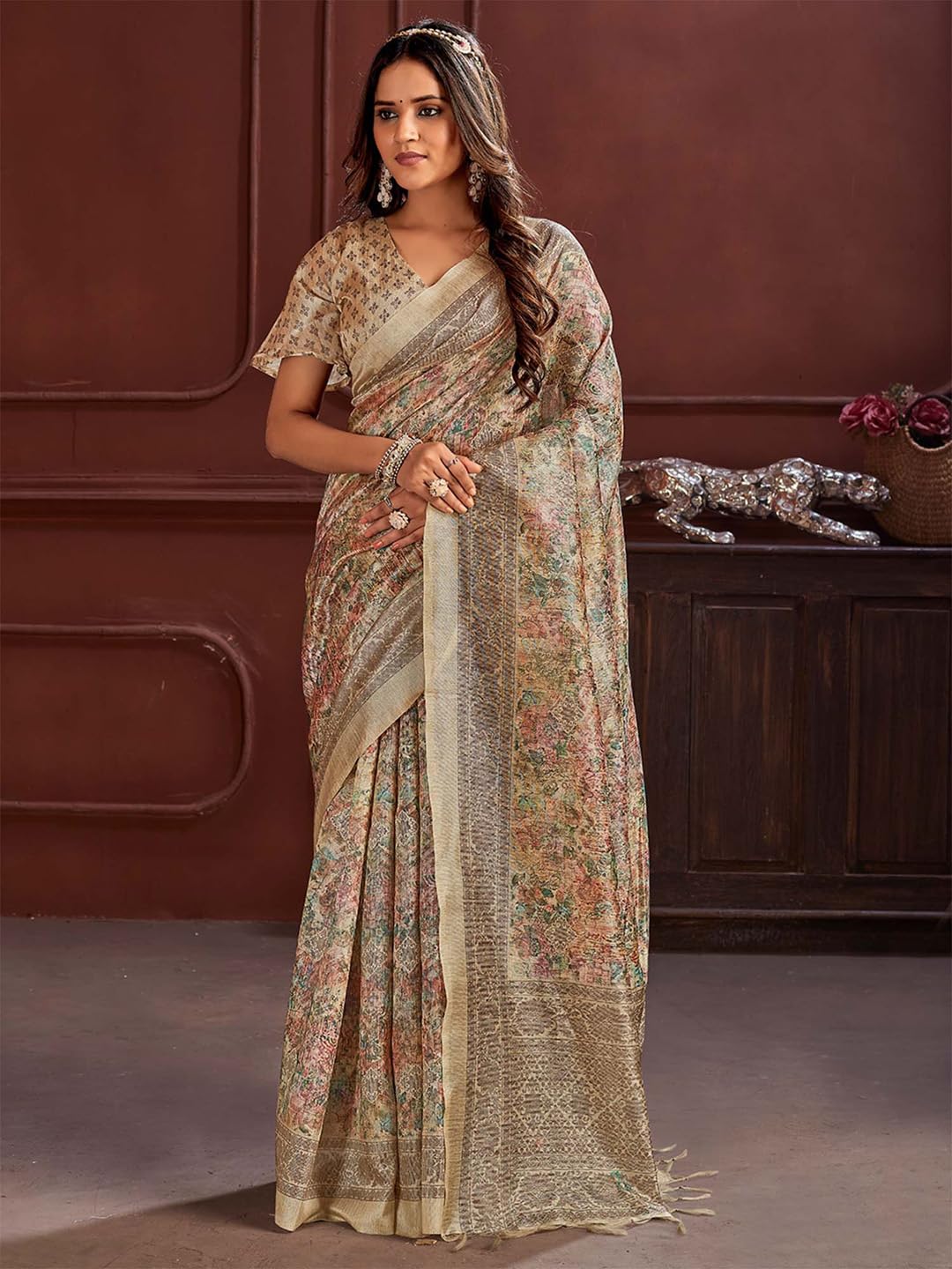 Vasthrlay Ethnic Ethnic Wear with printed design