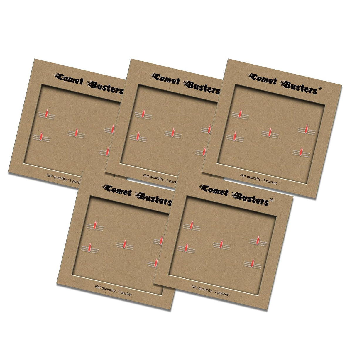 Comet Busters Mahakal White and Red Bindis