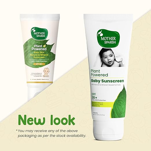 Mother Sparsh Plant Powered Baby Skin Sunscreen Lotion - PUSHMYCART