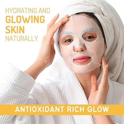 Havintha - Lemon Face Sheet Mask for Glowing Skin - PUSHMYCART