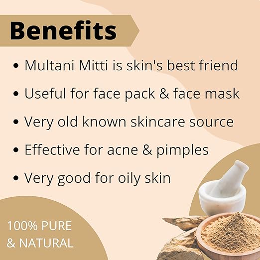 Havintha - Natural Multani Mitti Powder - PUSHMYCART