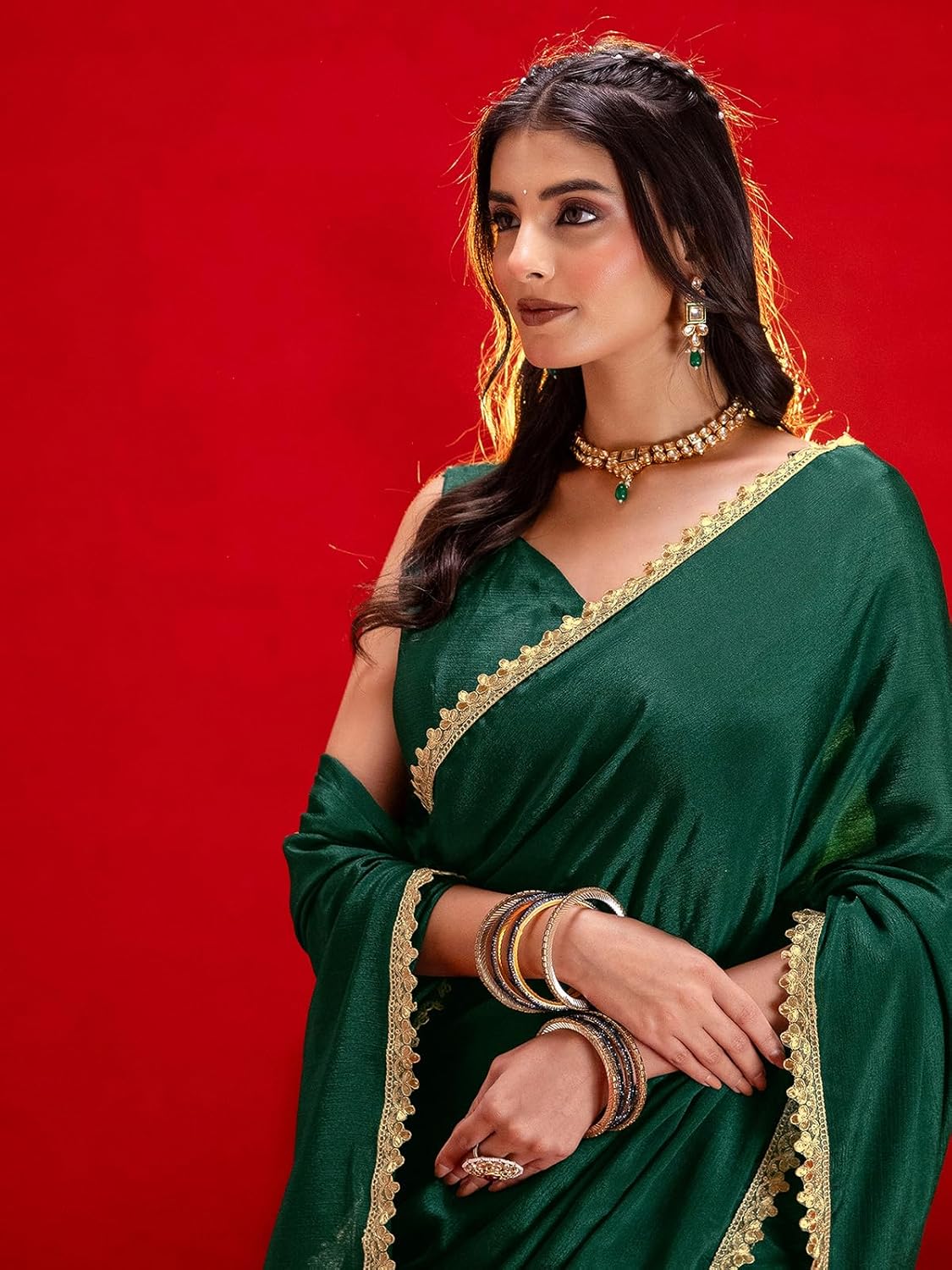 Vasthrlay Classic Traditional Saree for wedding and party wear styling