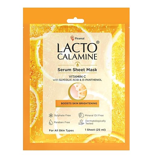 Lacto Calamine Vitamin C Face Sheet Mask - PUSHMYCART