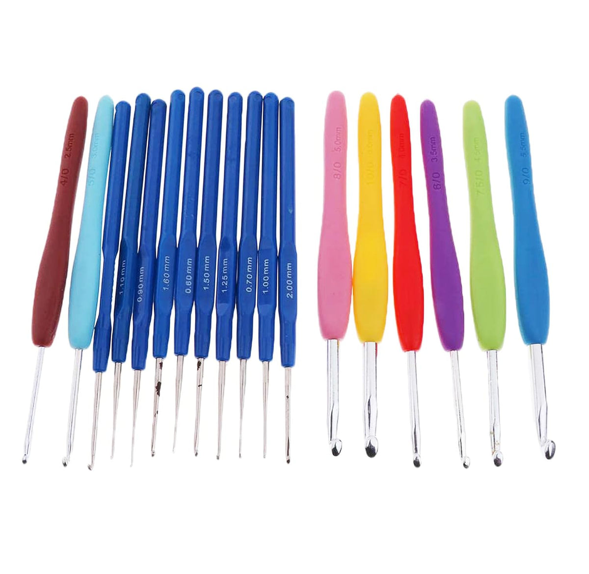 Supremo Aldo Knitting Crochet Hook Needle Set (Large) 53 Pcs Ergonomic Knitting Needle - image 3