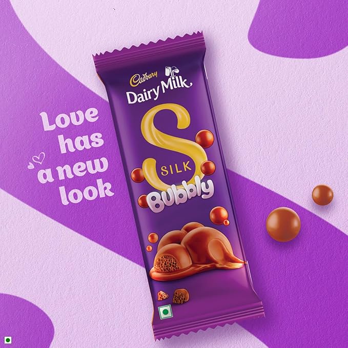 Cadbury Dairy Milk Silk Bubbly Chocolate - PUSHMYCART