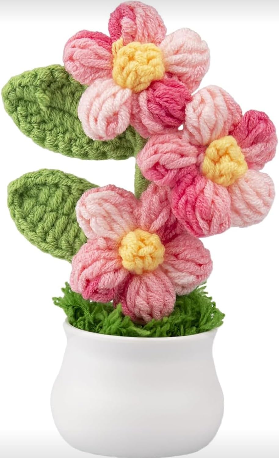Crochet Flowers Artificial Daisy, Home Decoration, Office - image 3