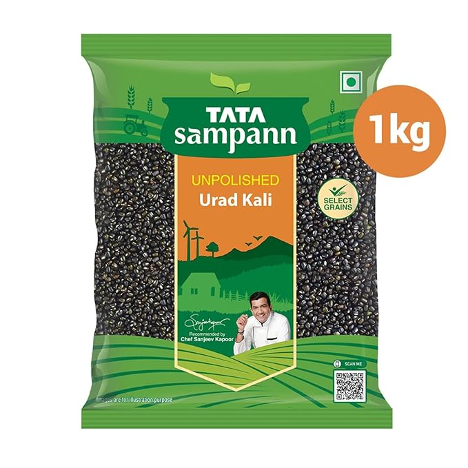 Tata Sampann Unpolished Urad Kali - PUSHMYCART