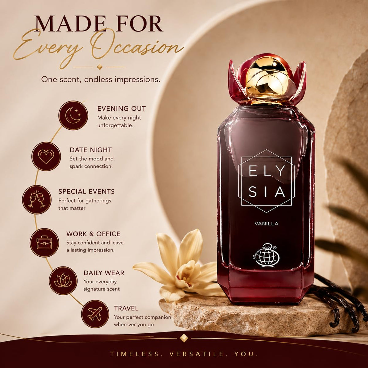 Fragrance World Elysia Vanilla EDP 100ml