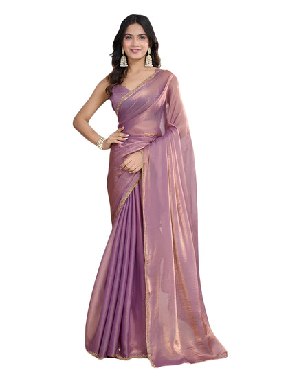 Vasthrlay Classic Ethnic Border Saree for festive ethnic occasions