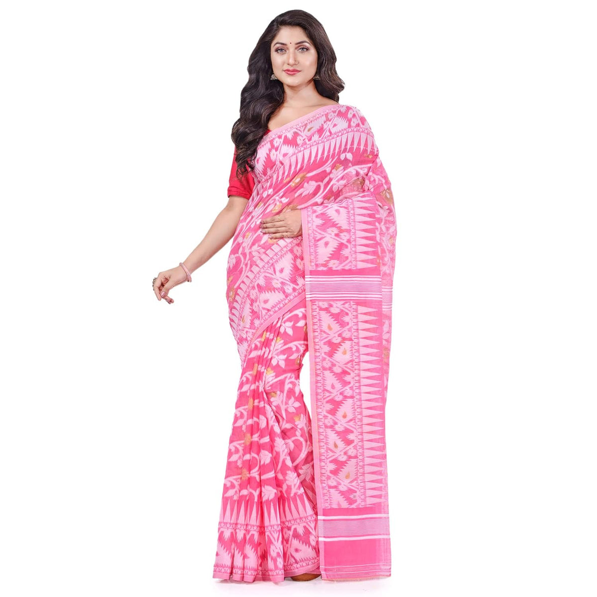 Vasthrlay Blue Traditional Saree for wedding and party wear styling
