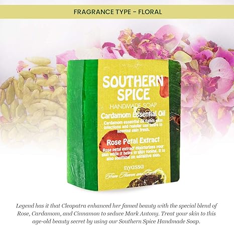 Nyassa Southern Spice Natural Bathing Handmade Soap - PUSHMYCART