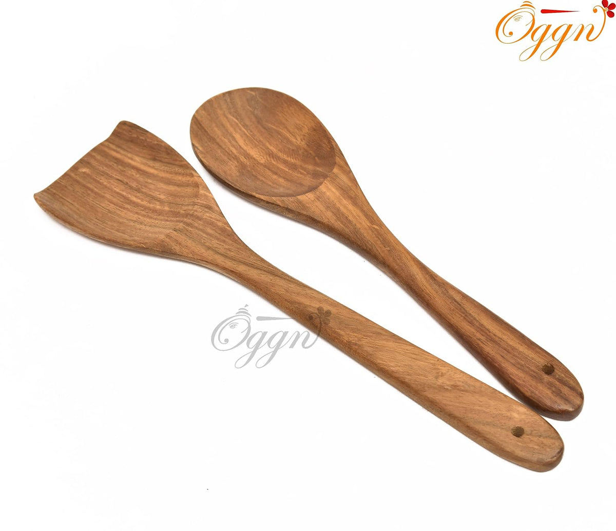 Sanjeev Kapoor Sheesham Wood Serving and Cooking Spoon Set