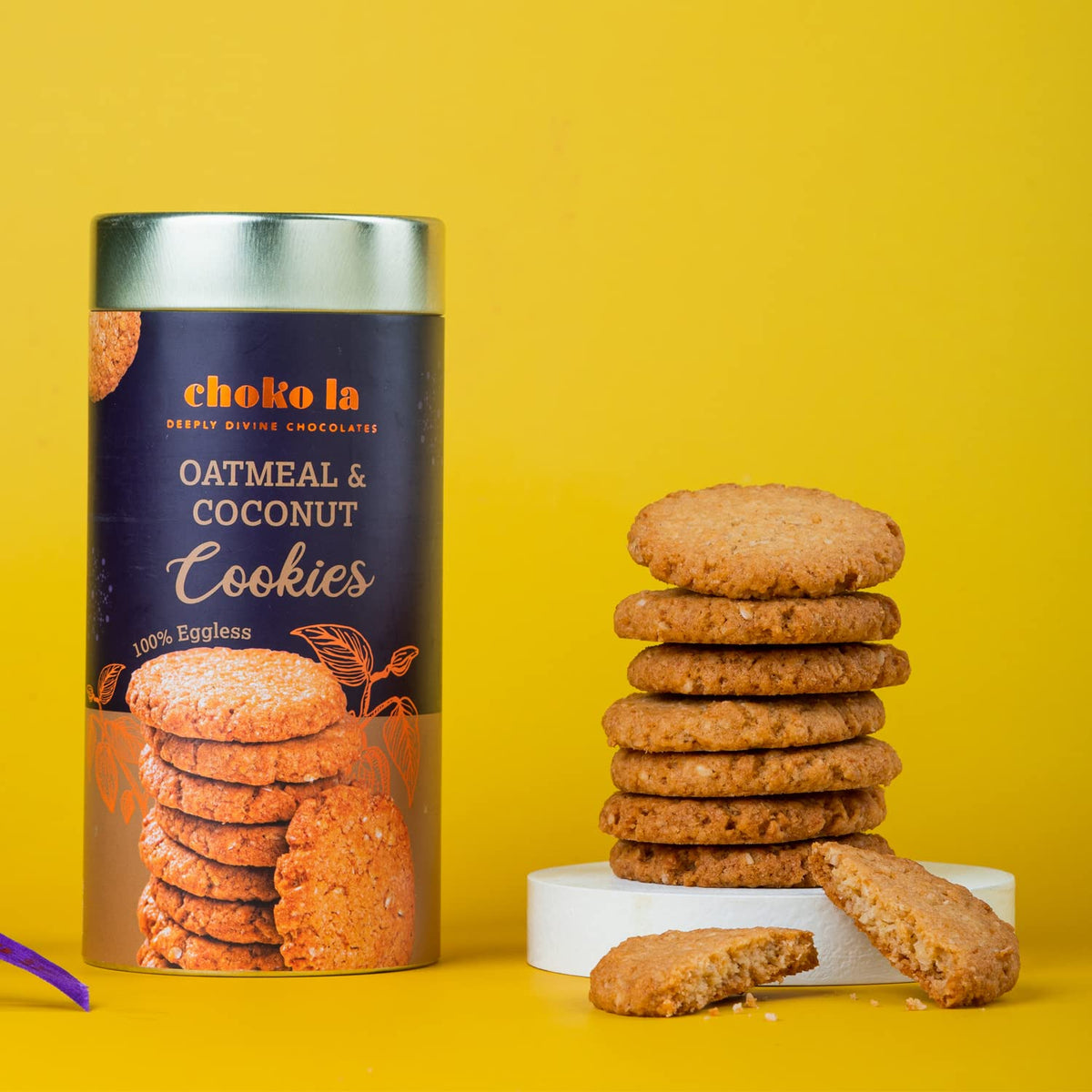 Choko La Coconut And Oat Cookies Tin Box