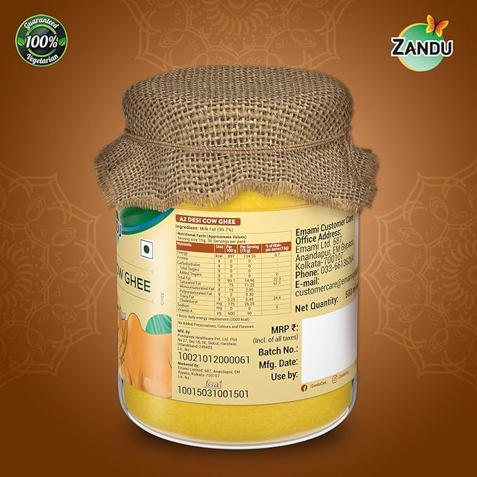 zandu a2 desi cow ghee