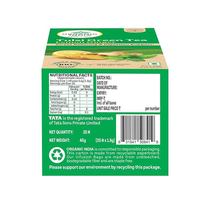 Organic India Tulsi Lemon Ginger Tea