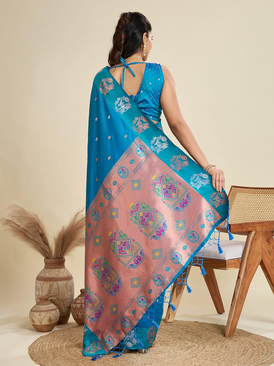 Vasthrlay Classic Traditional Saree with elegant Banarasi styling