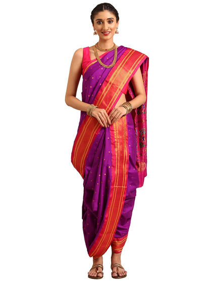 Vasthrlay Bottle Paithani Traditional Saree for festive ethnic occasions