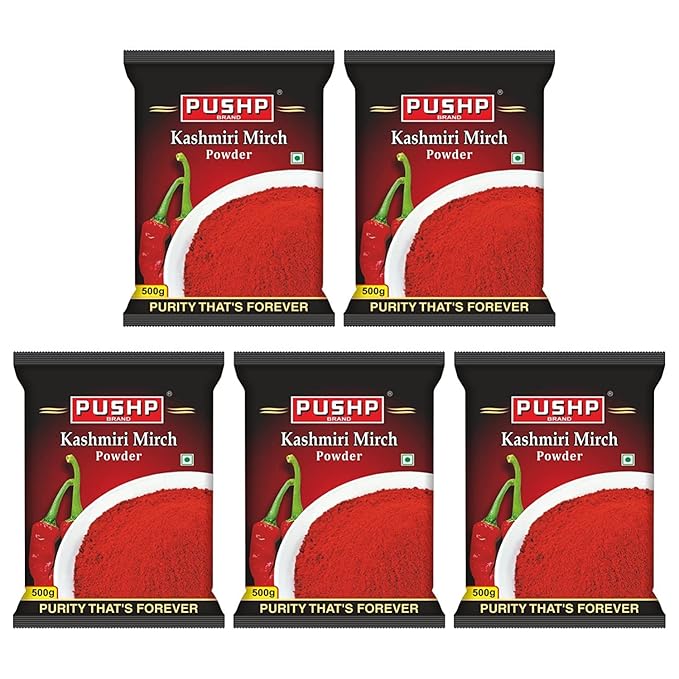 Pushp Brand Kashmiri Red Chilli Powder - PUSHMYCART