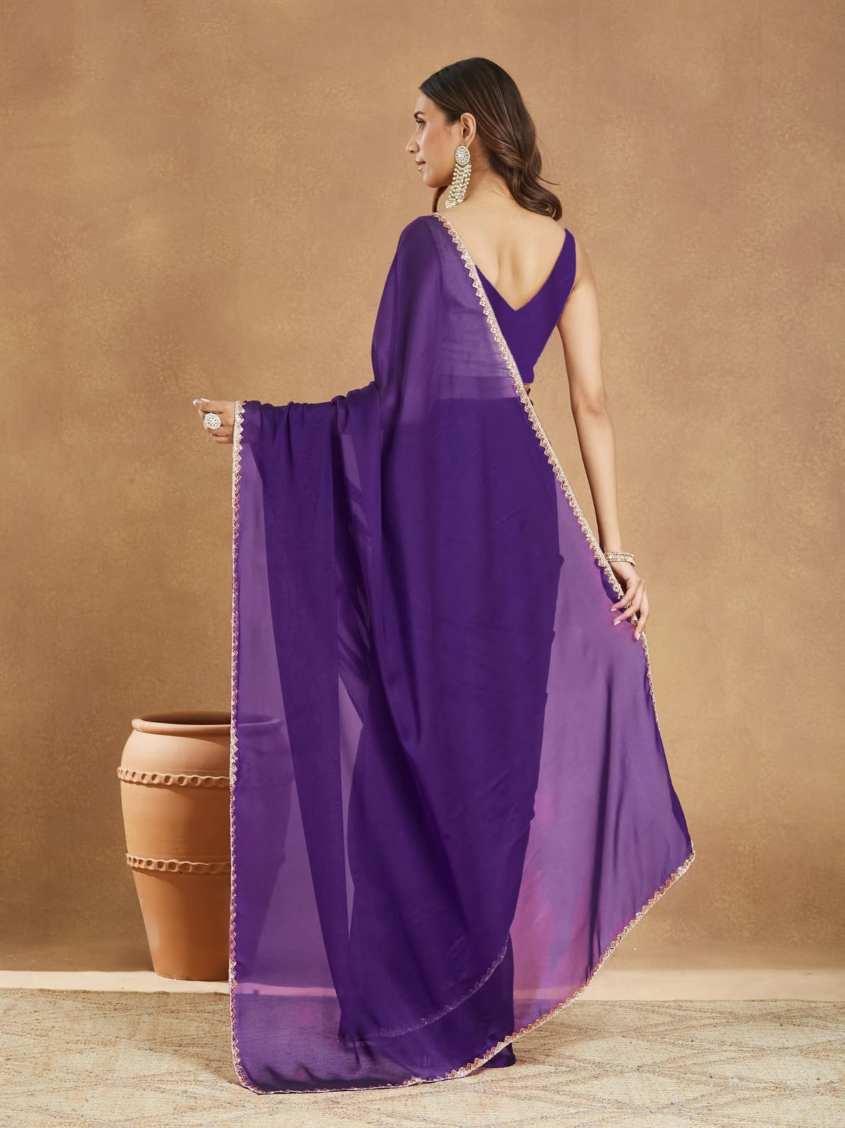 Vasthrlay Classic Traditional Saree for wedding and party wear styling