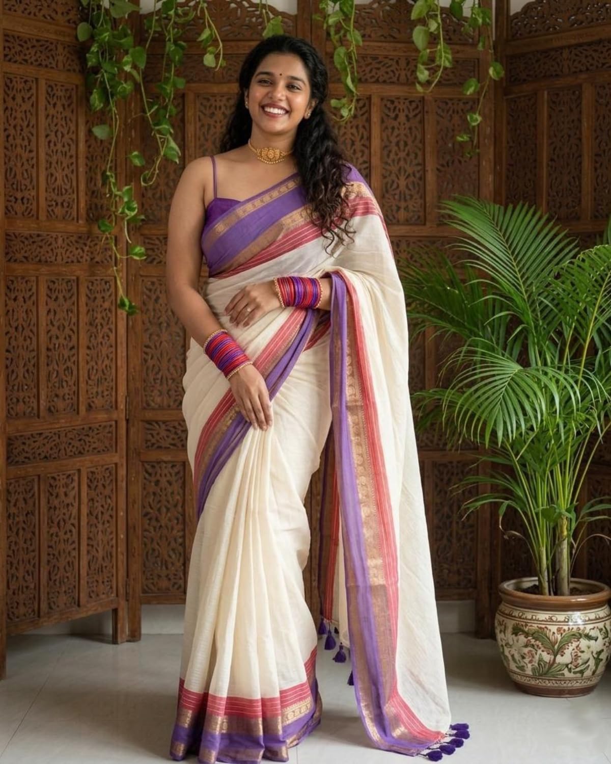 Vasthrlay Classic Traditional Saree for wedding and party wear styling