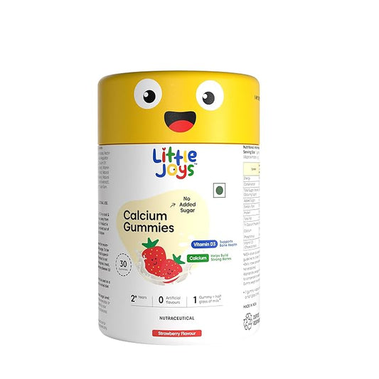 Little Joys Calcium & Vitamin D Gummies for Kids (2+ years) - PUSHMYCART