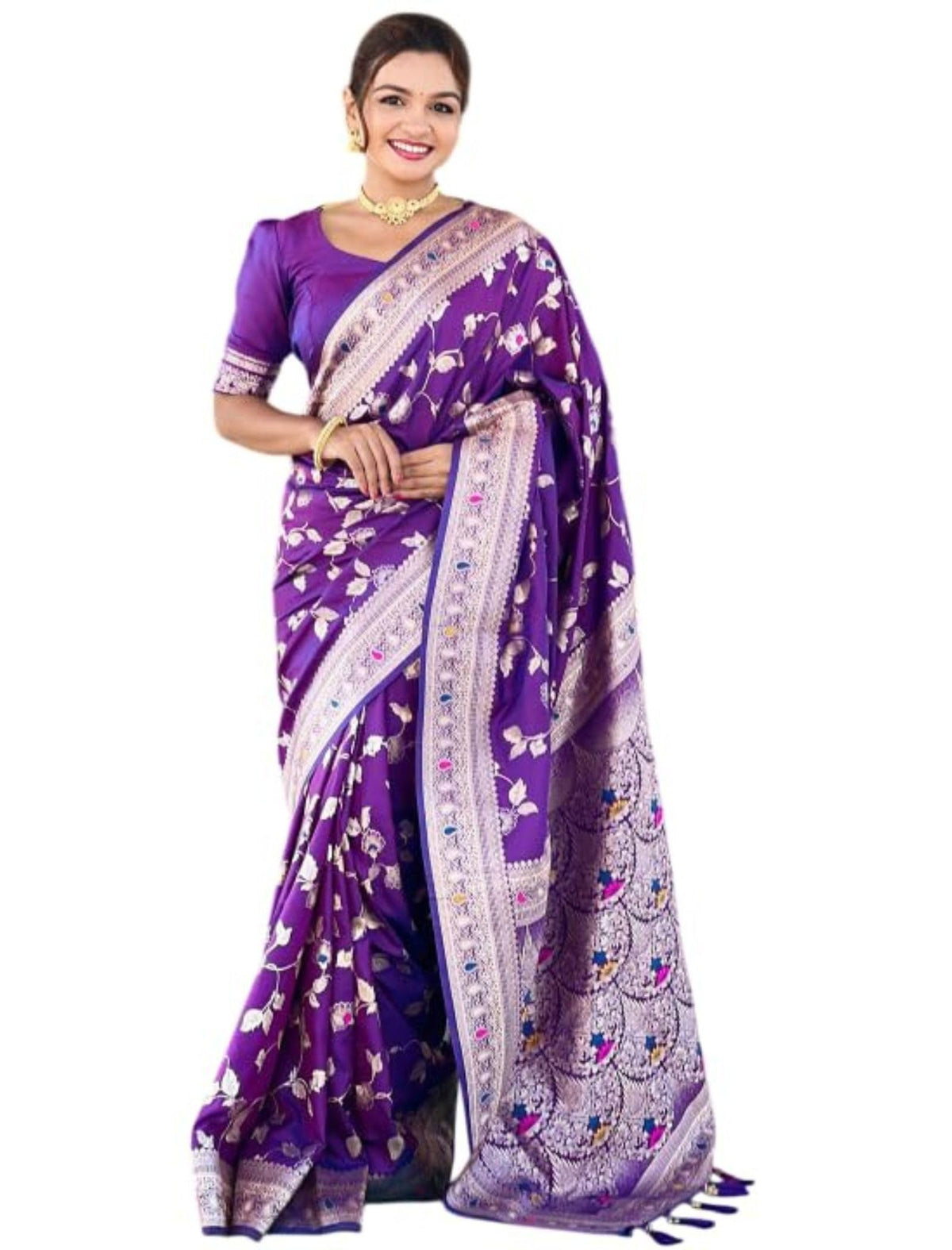 Vasthrlay Classic Jacquard Traditional Saree for festive ethnic occasions