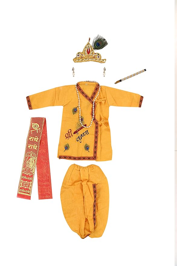 Krishna Fabric Janmashtami Costume