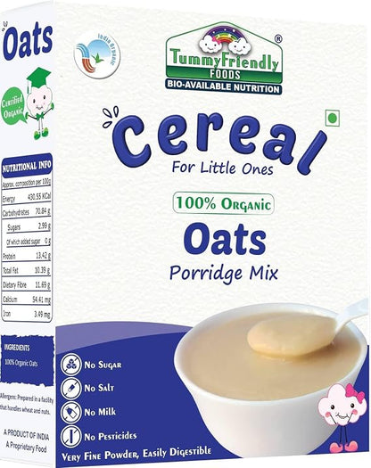 TummyFriendly Foods Certified Organic Oats Porridge Mix for 6 Months Old