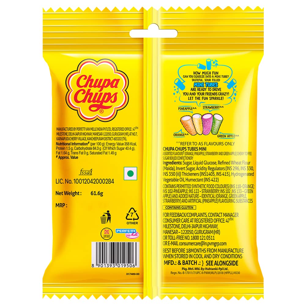 Chupa Chups Sour Tubes